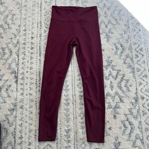 JoyLab Maroon Leggings with Cutouts